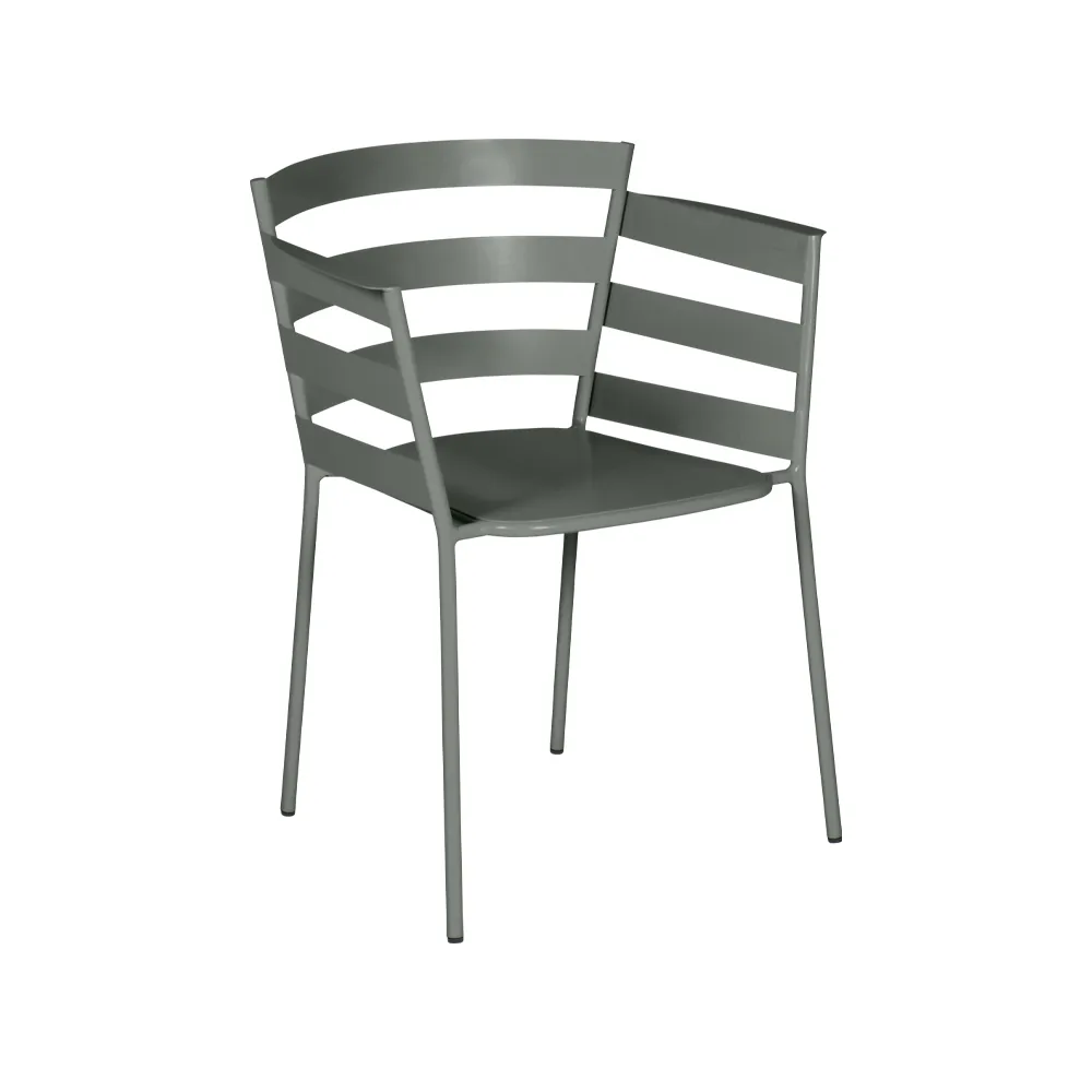 Rythmic stol med armlener, Rosemary Fermob