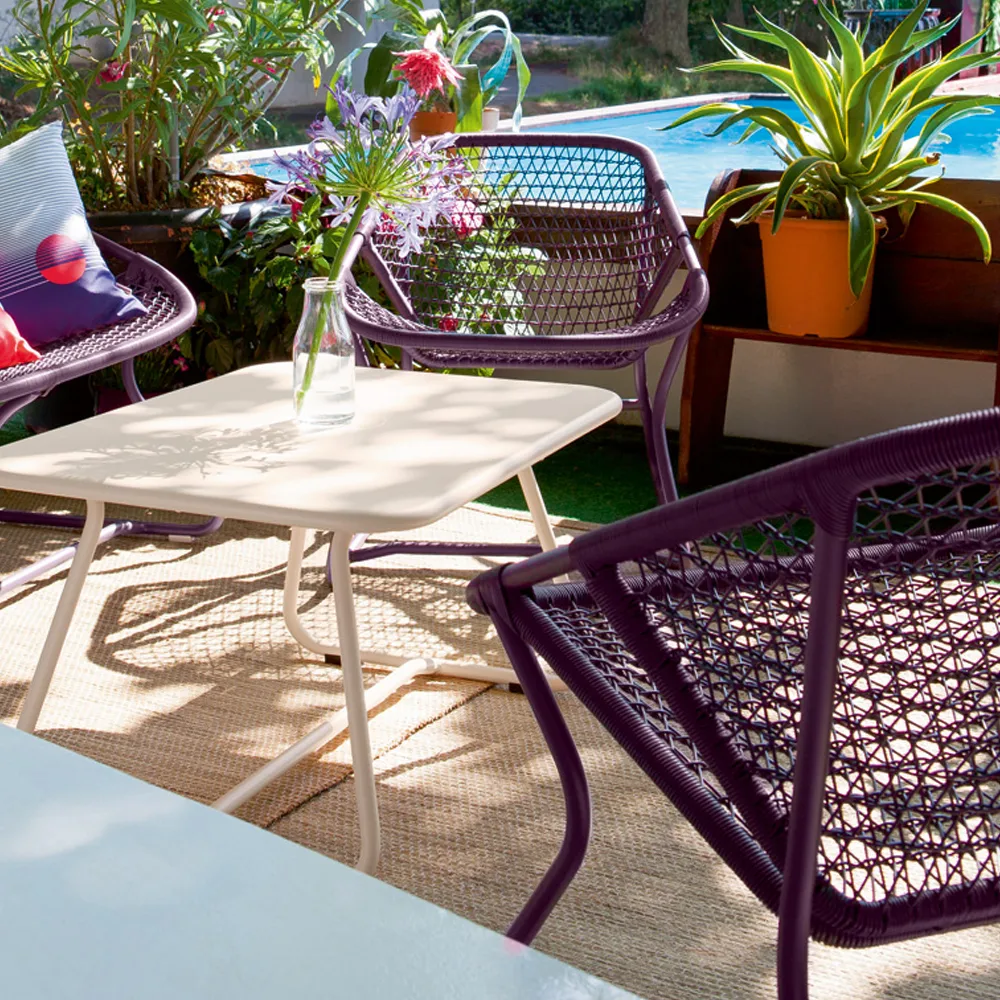 Sixties bord, Deep blue Fermob