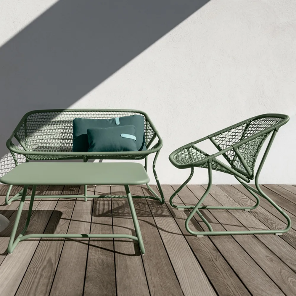 Sixties lenestol, Red ochre Fermob