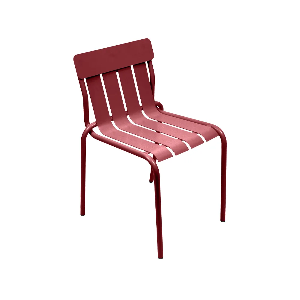 Stripe stol, Chili (rød) Fermob