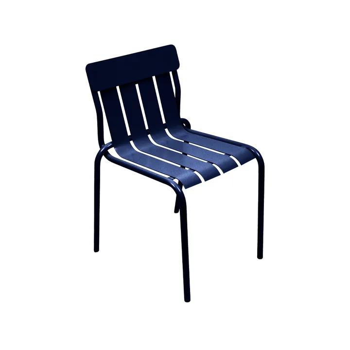 Stripe stol - Deep blue - Fermob