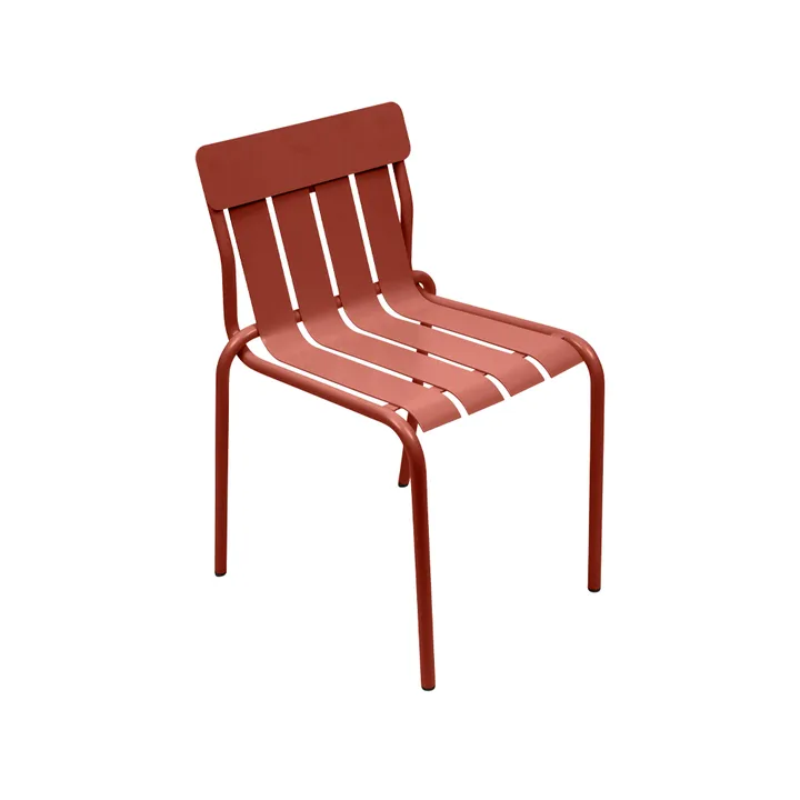 Stripe stol - Red ochre (rød) - Fermob