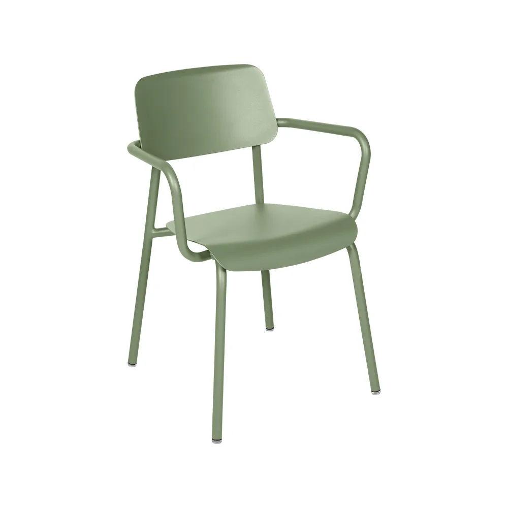 Studie stol med armlener, Cactus, stablbar Fermob