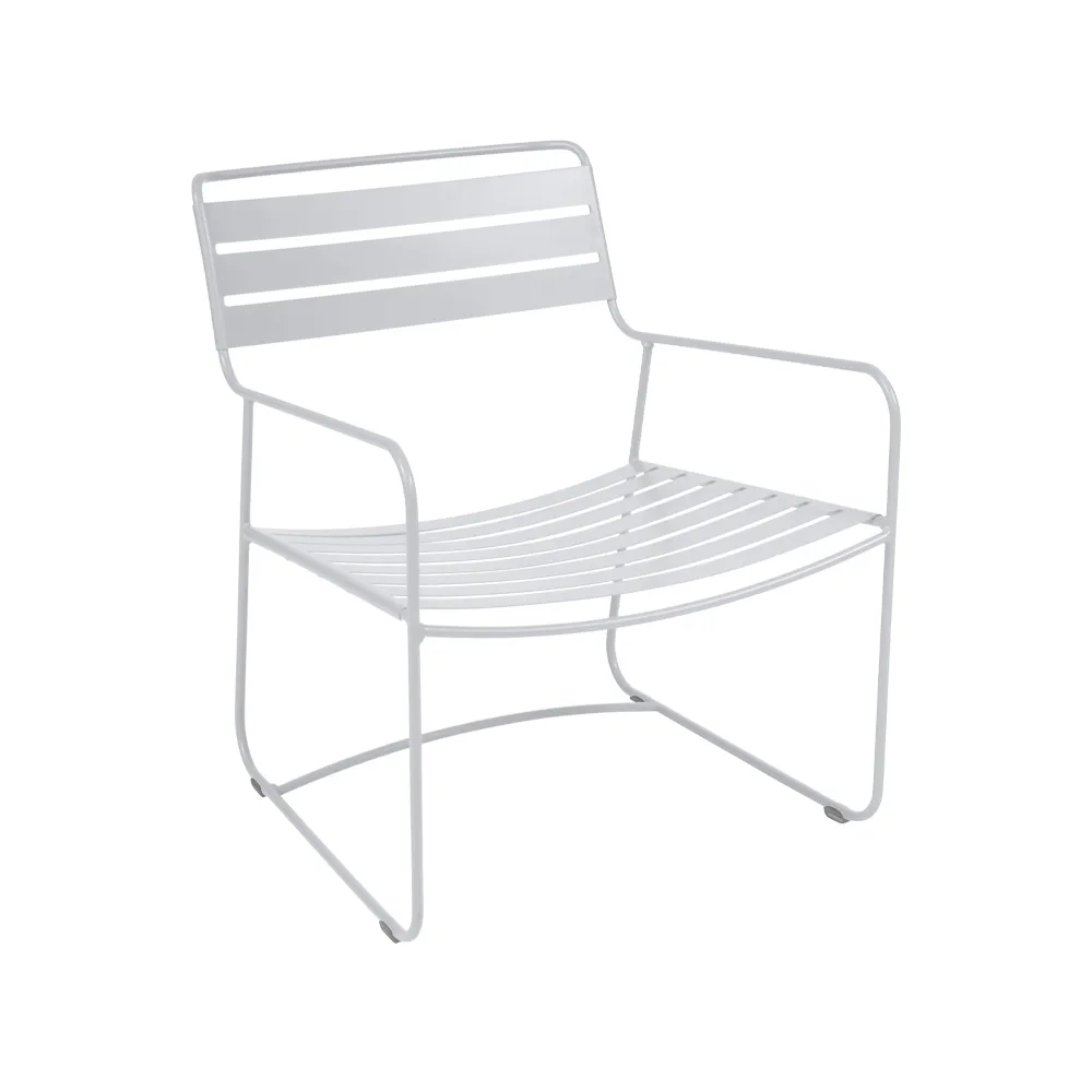 Surprising stol med armlener, lav, Cotton white (hvit) Fermob