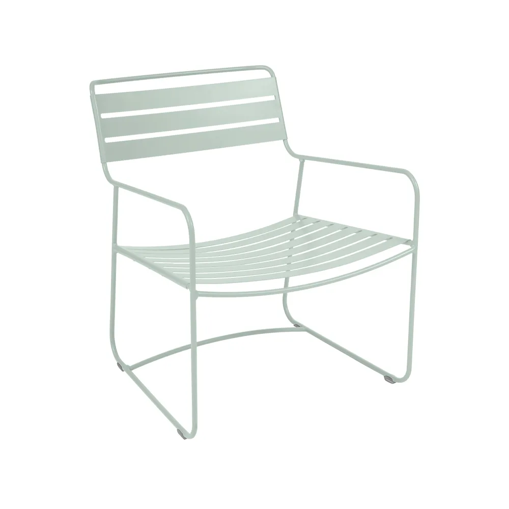 Surprising stol med armlener, lav, Ice mint Fermob