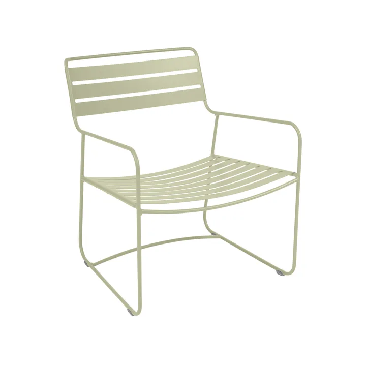 Surprising stol med armlener, lav - Willow green - Fermob