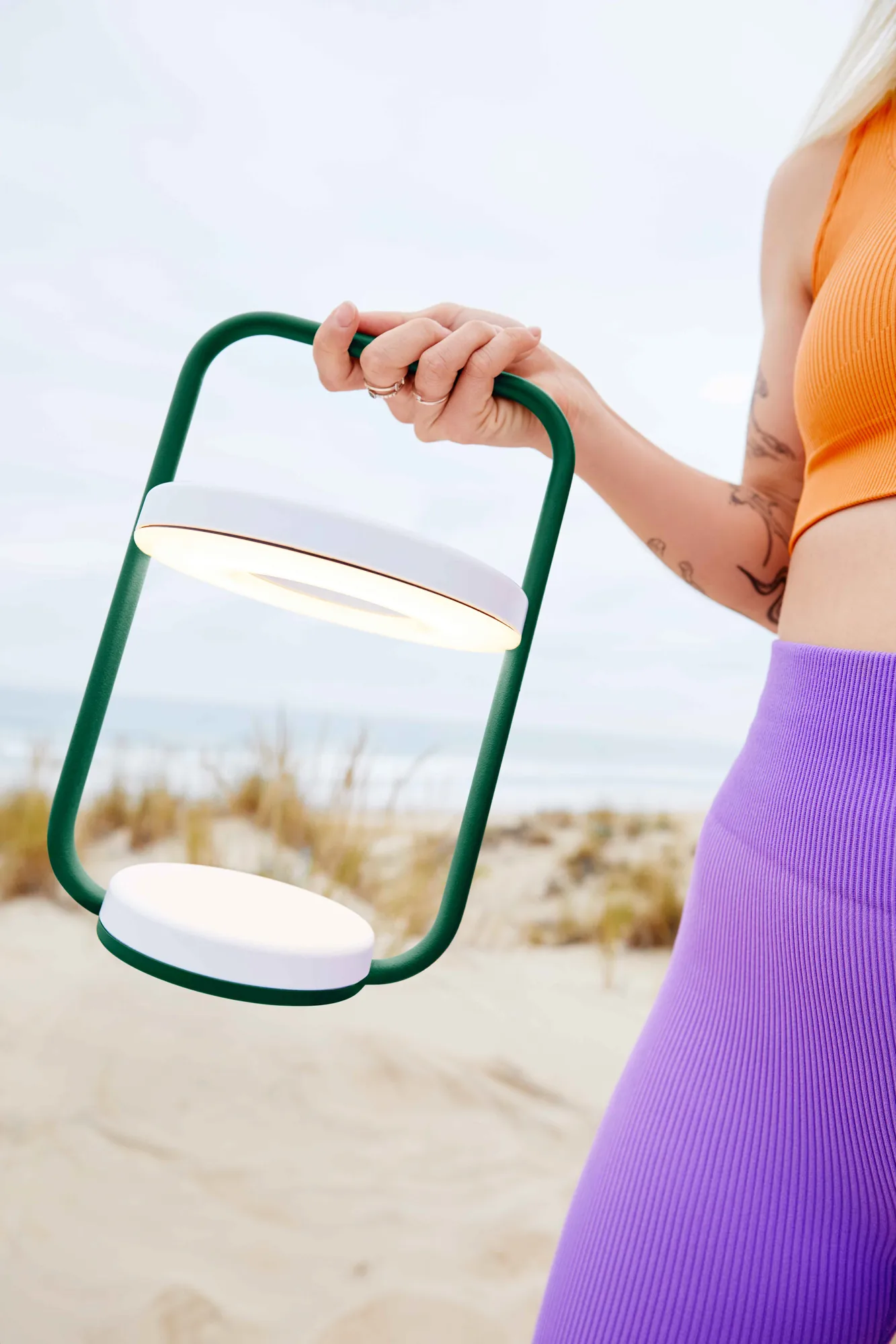 Ulli bordlampe H30 cm, Cedar green Fermob