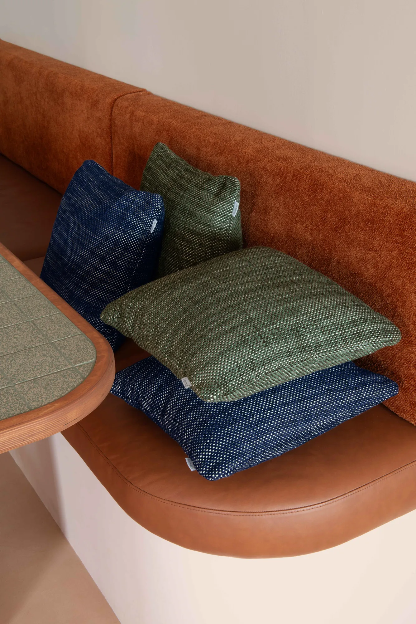 Vibration Rythmo pute 44x44 cm, Forest Fermob