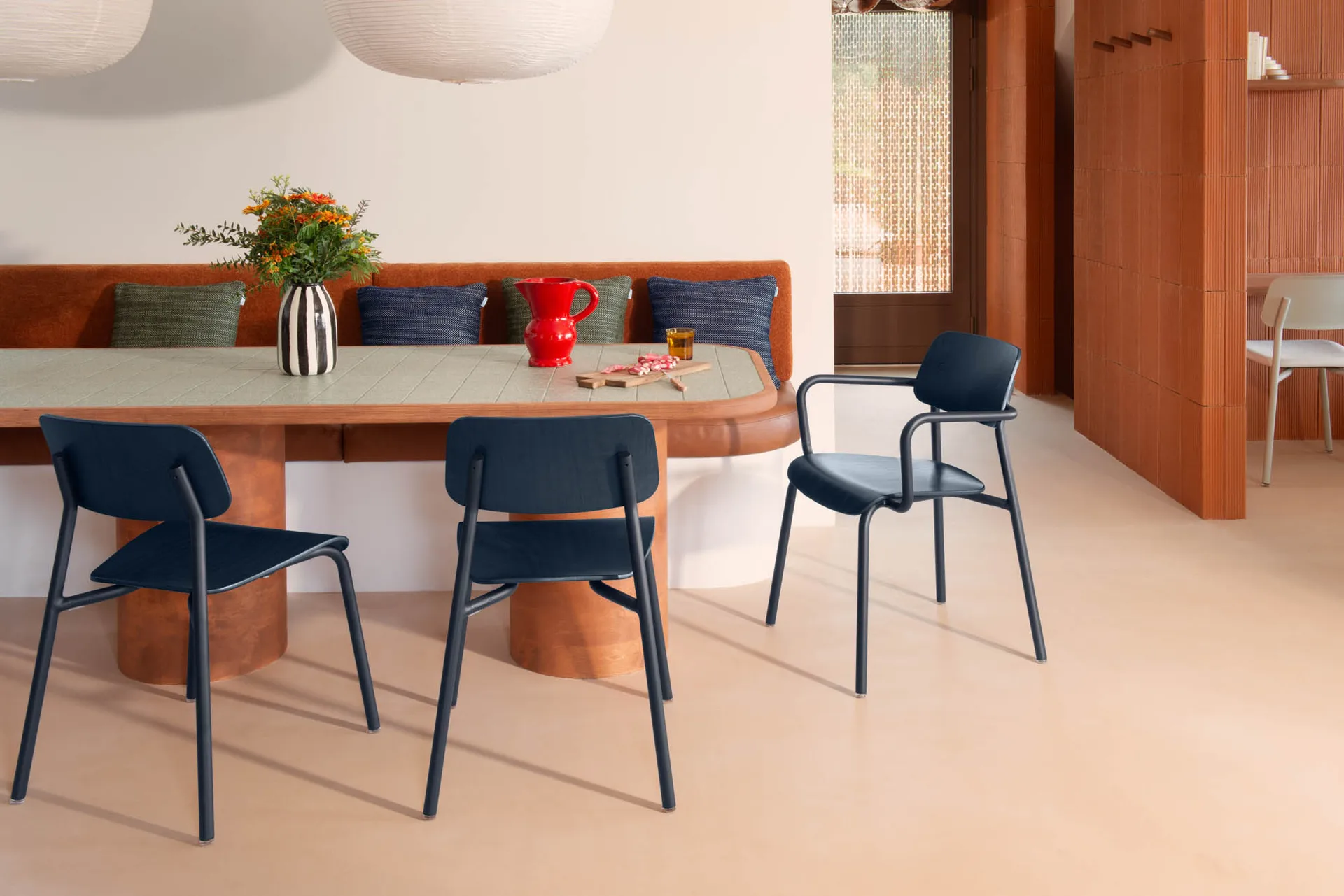 Vibration Rythmo pute 44x44 cm, Forest Fermob