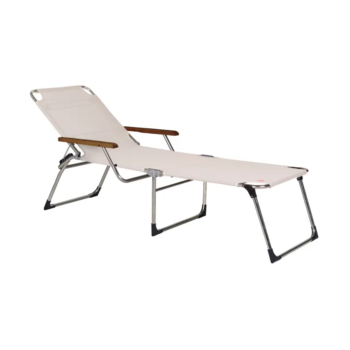 Amigo solseng høy med armlener - White-beige - Fiam
