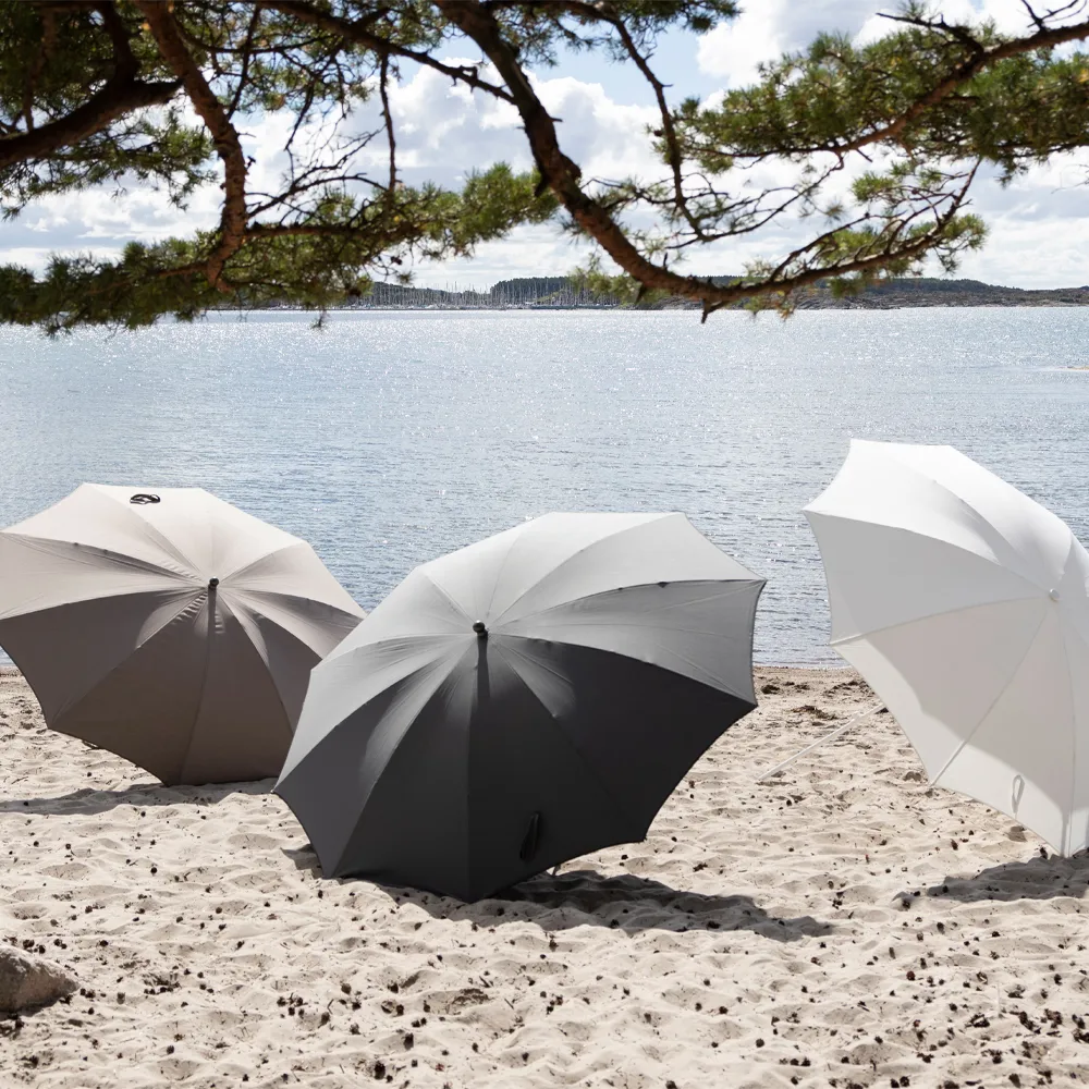 Elios parasoll, Dralon grey Fiam