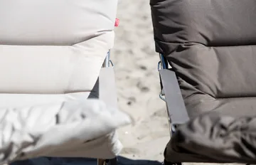 Fiesta Soft solstol - Stoff beige-aluminiumsstativ - Fiam