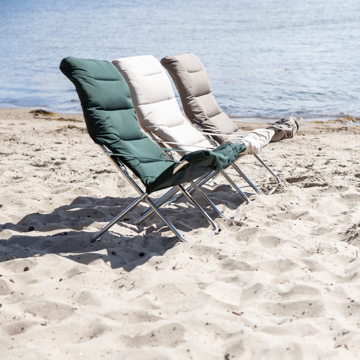 Fiesta Soft solstol, Stoff beige-aluminiumsstativ Fiam