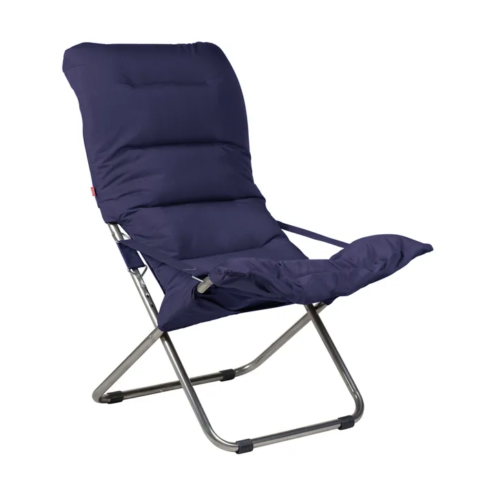 Fiesta Soft solstol - stoff navy, aluminiumstativ - Fiam