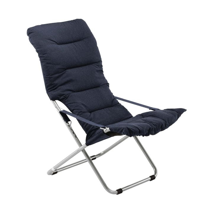 Fiesta Soft solstol - stoff navy, aluminiumstativ - Fiam