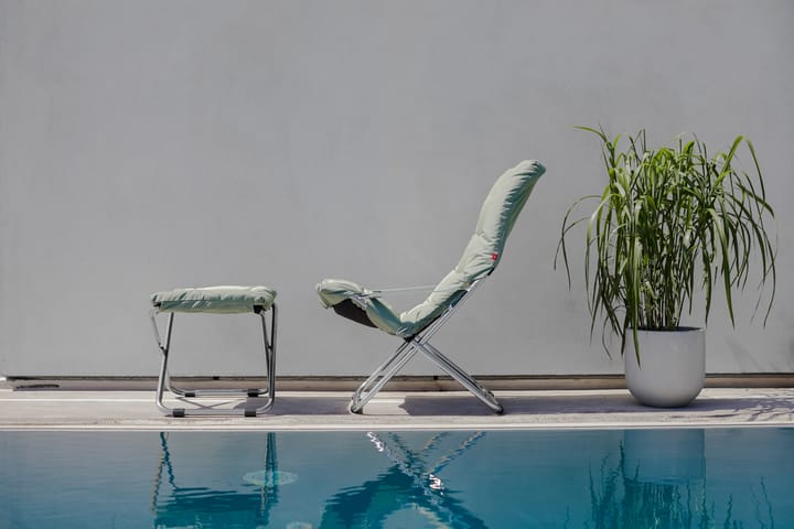 Fiesta Soft solstol, Stoff sage green-aluminium Fiam