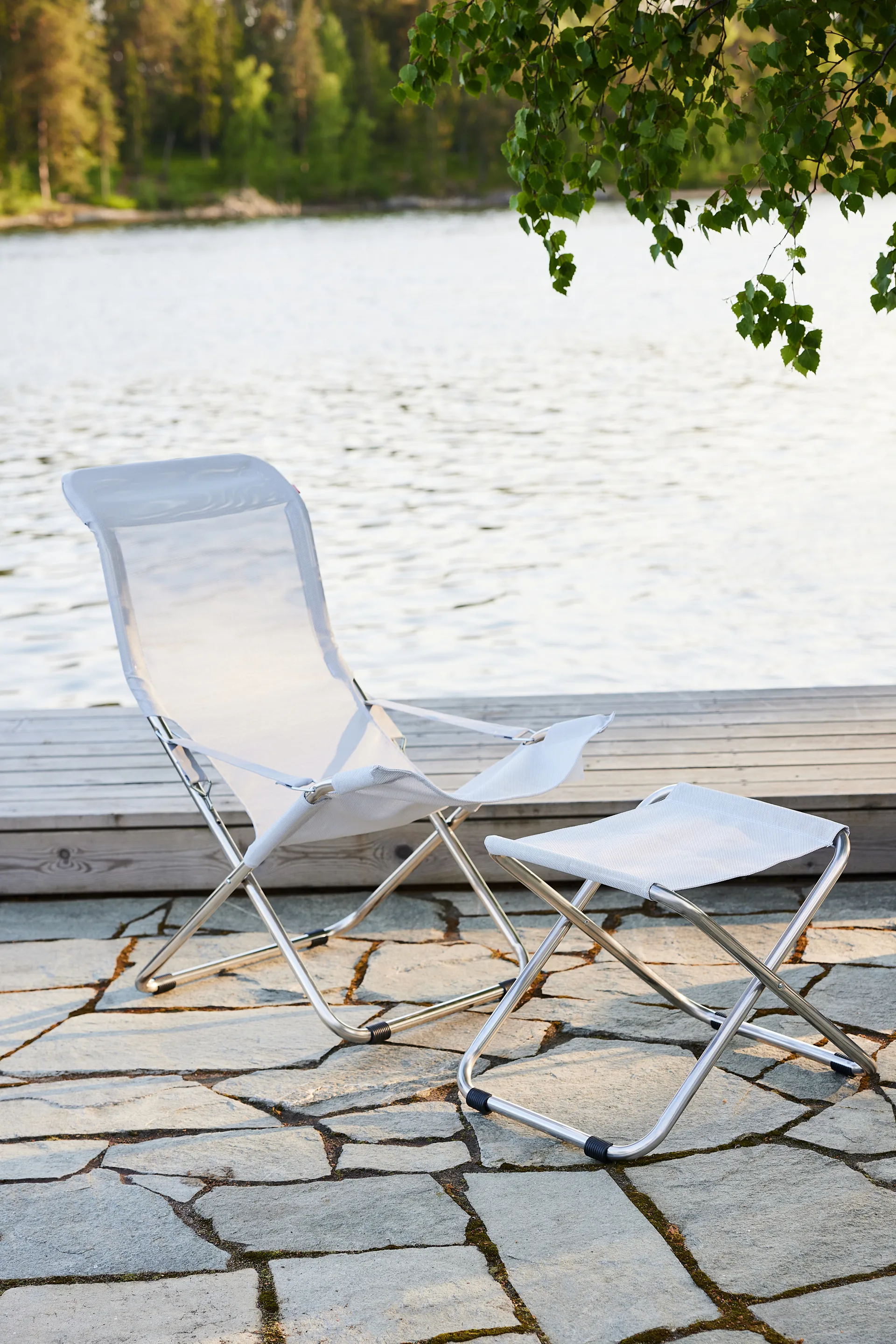 Fiesta solstol, Hvit Fiam