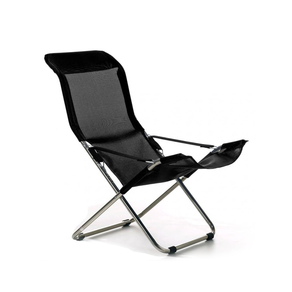 Fiam Fiesta solstol Sort | Skandinavisk Design | Svart
