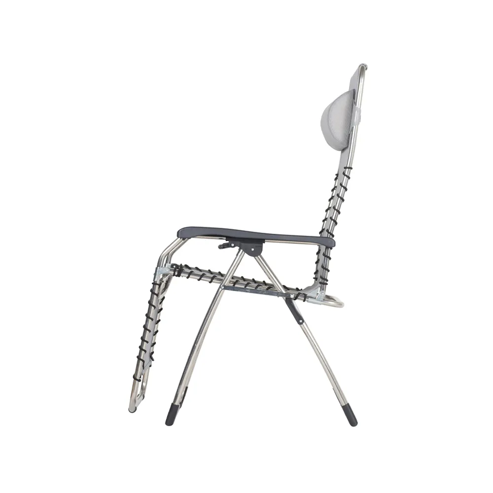 Movida solstol, Textilene grey-aluminiumsstativ Fiam