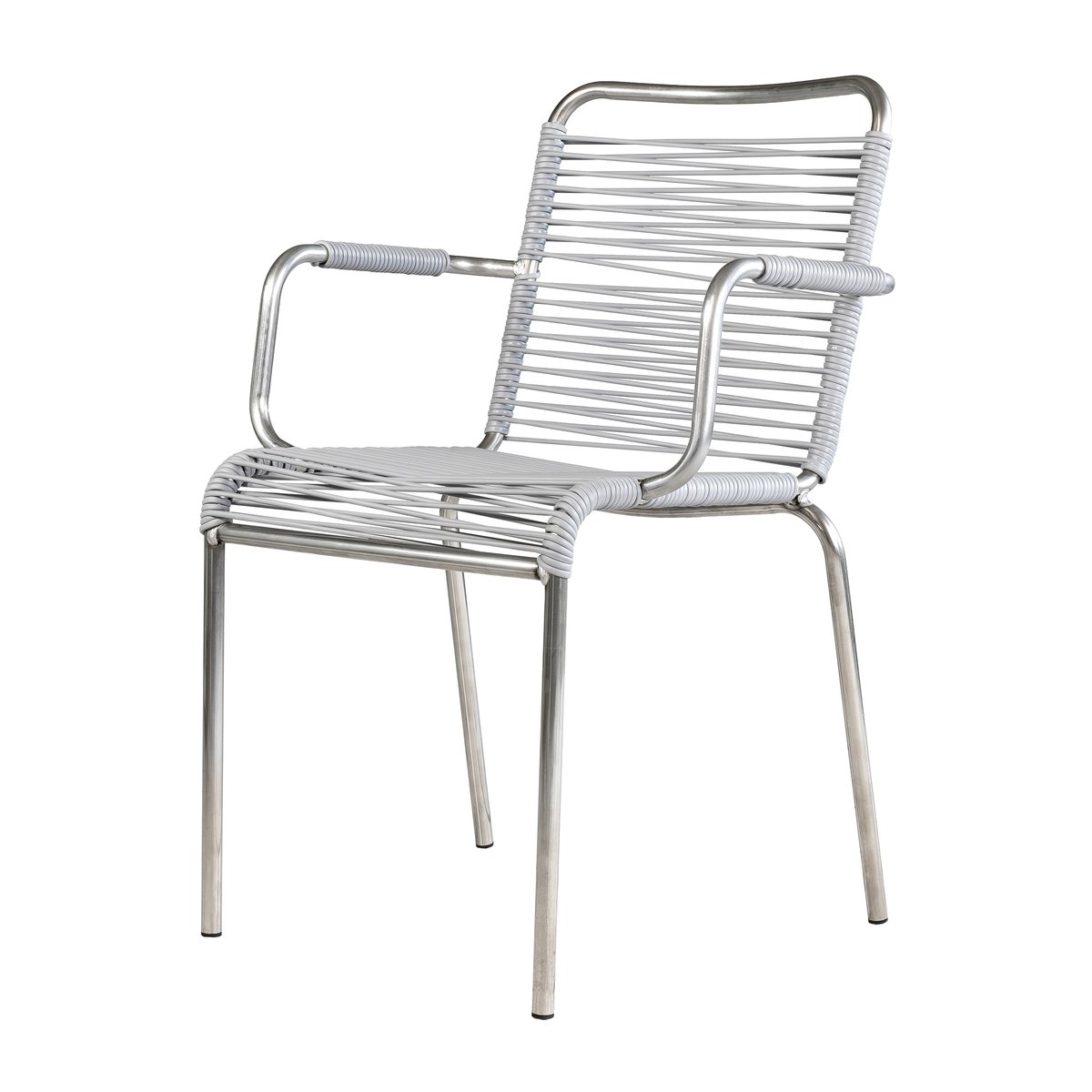 Fiam Mya karmstol aluminium Grey | Skandinavisk Design | Hagestoler | Grå