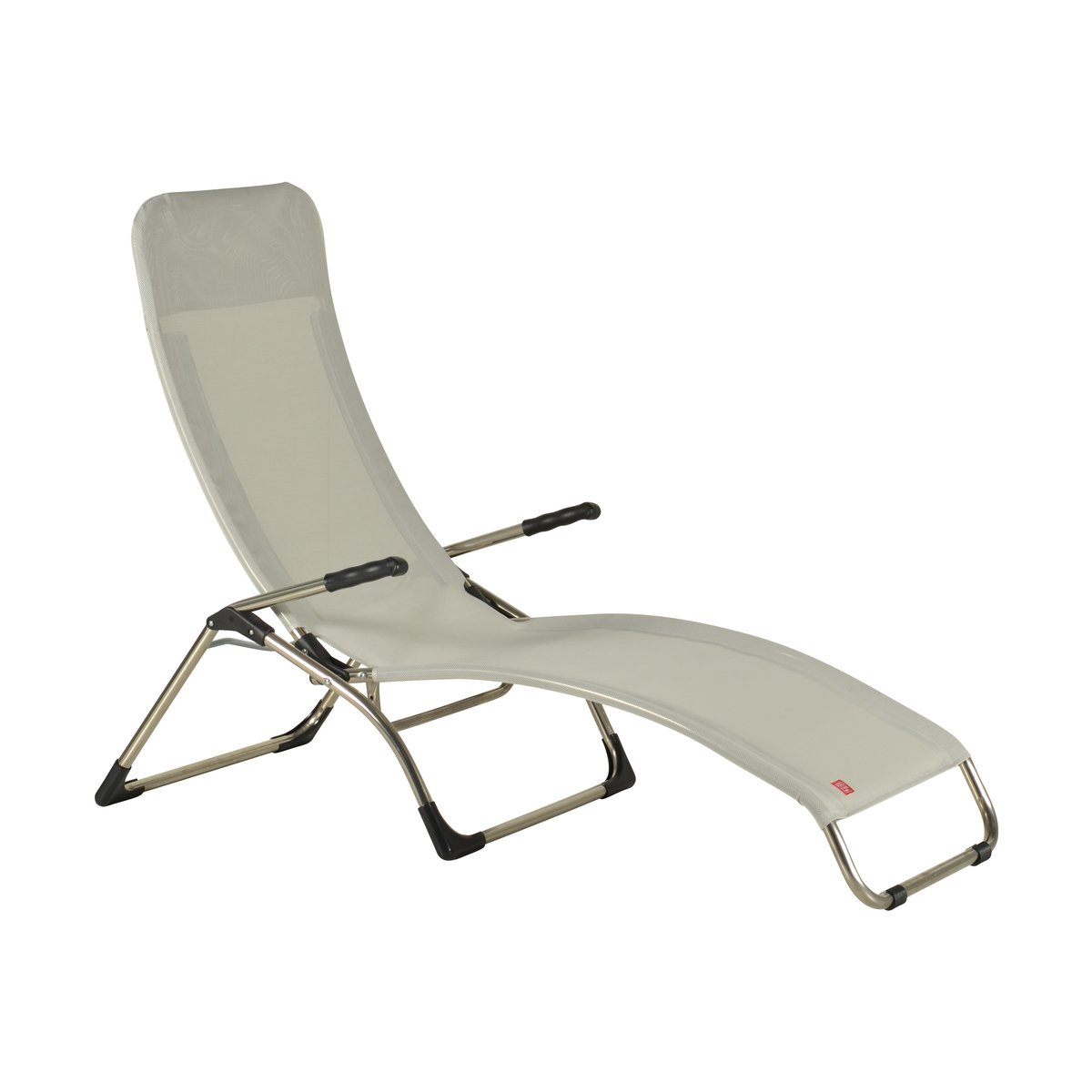 Fiam, Samba solseng white/grey textilene/aluminium