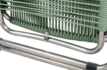 Spaghetti solseng med fotstøtte - Sage green - Fiam