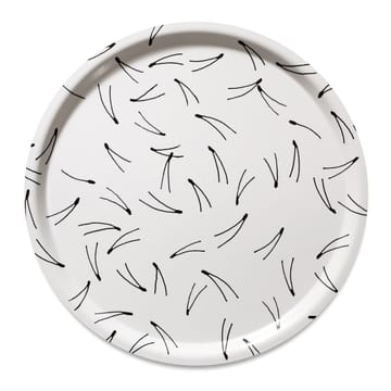 Barr brett Ø38 cm - Svart-hvit - Fine Little Day