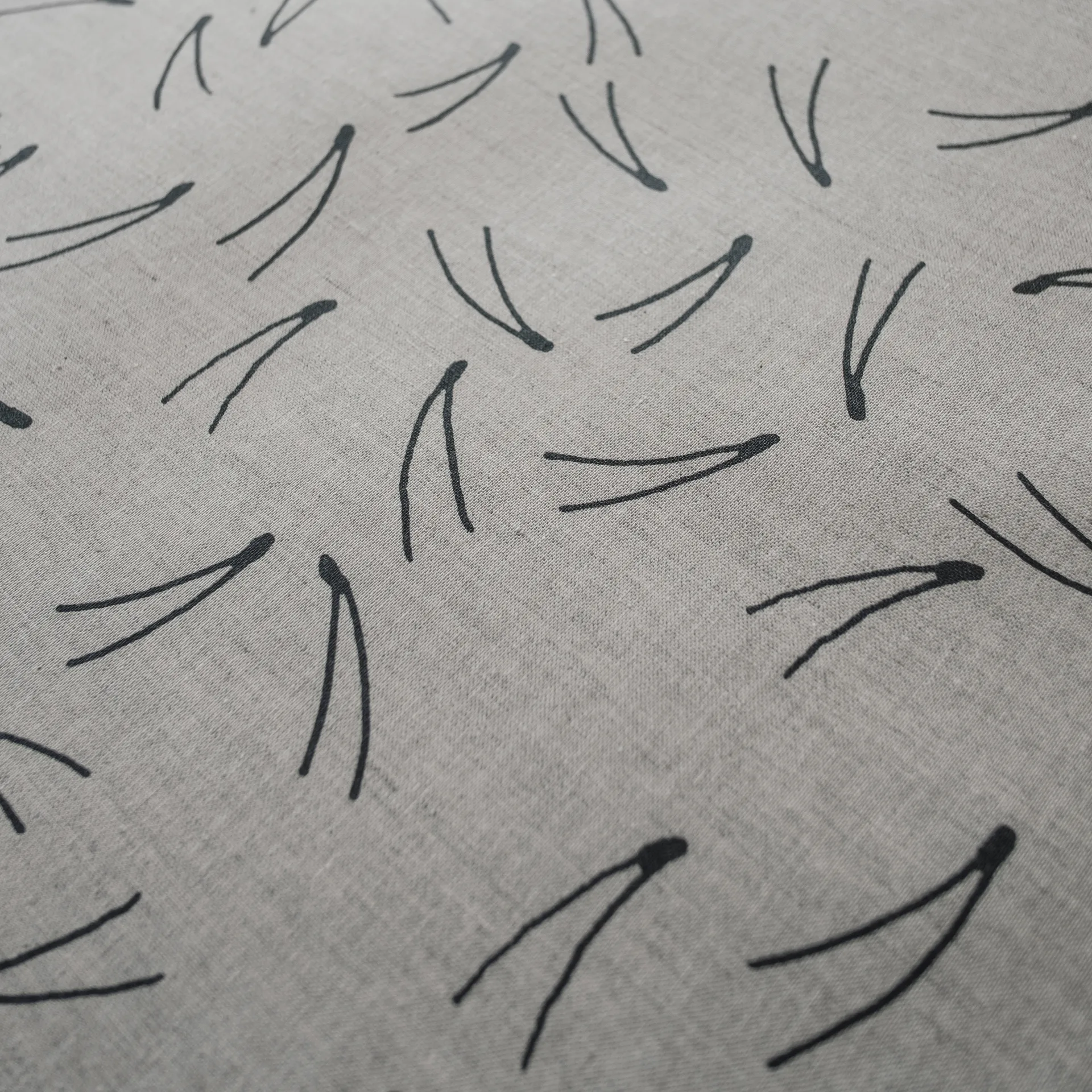 Barr duk 137 x 238 cm, Sort-natur Fine Little Day