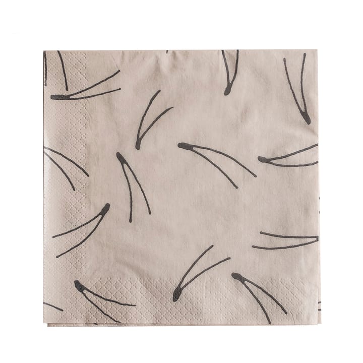 Barr serviett 33 x 33 cm 25-pakning, Natur Fine Little Day