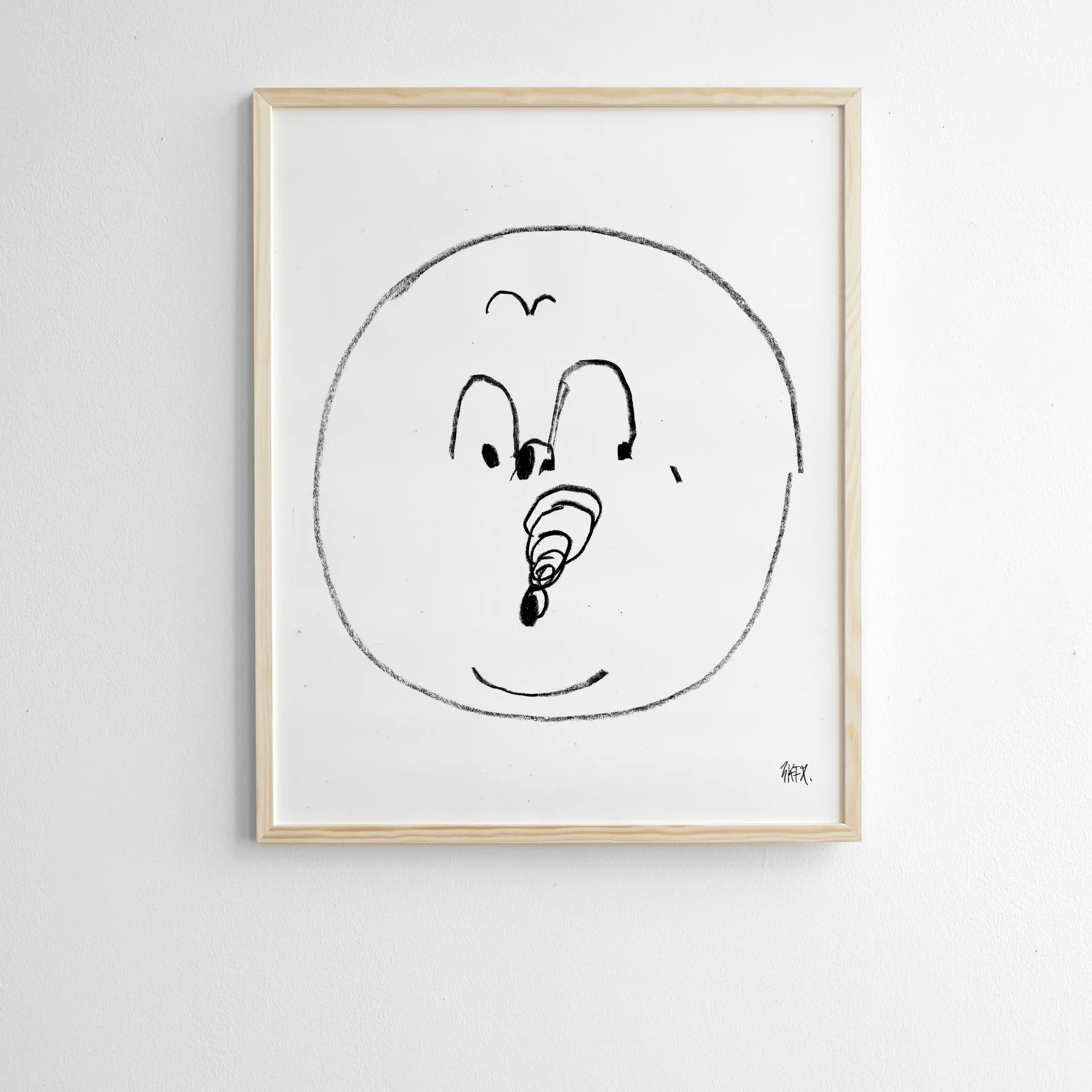 Bubbles poster 40x50 cm, Svart-hvit Fine Little Day