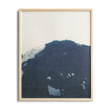 Dyeforindigo ocean 2 plakat 40 x 50 cm - Blå-hvit - Fine Little Day