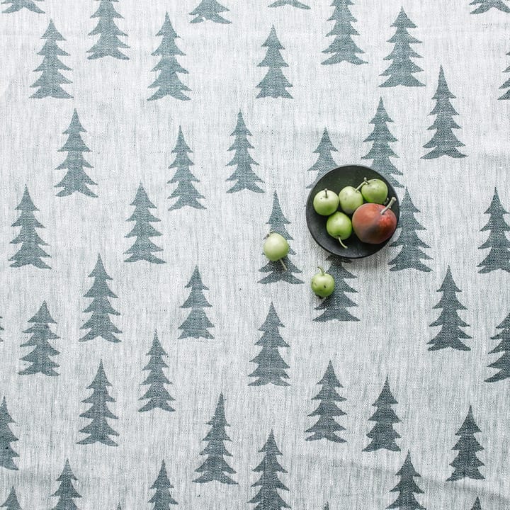 Gran jacquardvevd bordduk 147x250 cm - Grønn-grå - Fine Little Day