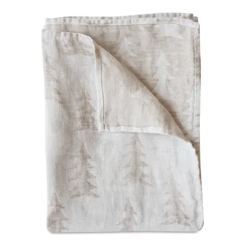 Gran jacquardvevd håndkle 90x139 cm - Sand-hvit - Fine Little Day