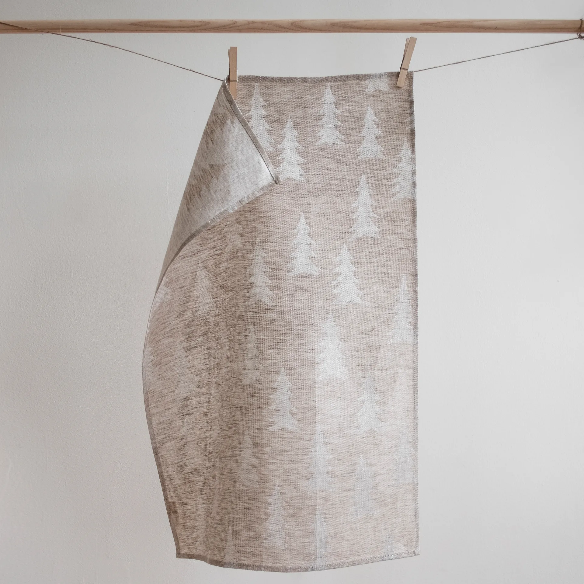 Gran kjøkkenhåndkle lin, Sand Fine Little Day