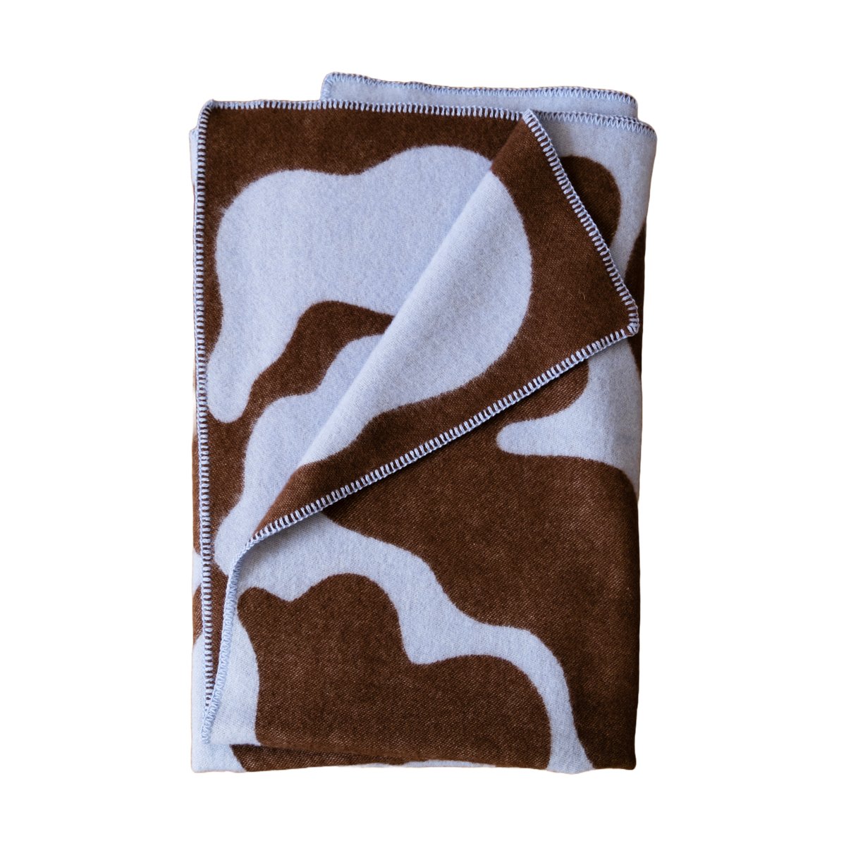 Bilde av Fine Little Day Leaves pledd 130x180 cm Blue-brown