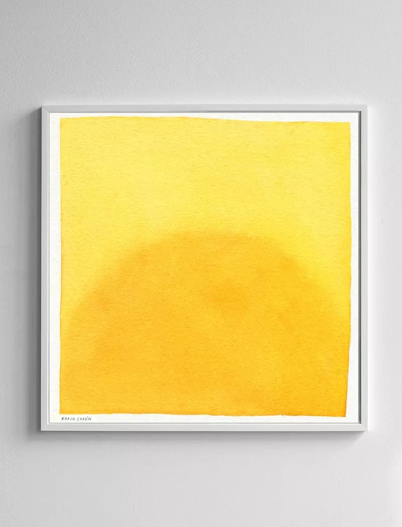Fine Little Day Morning Poster 70x70 cm Gul
