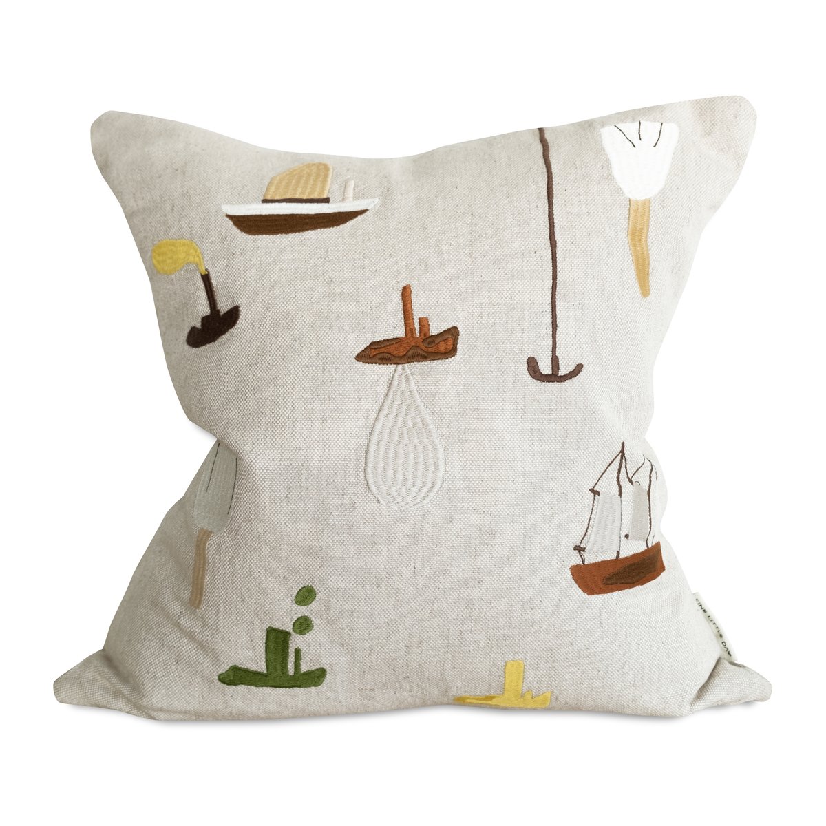 Bilde av Fine Little Day Sail With Me putevar 48x48 cm Grå