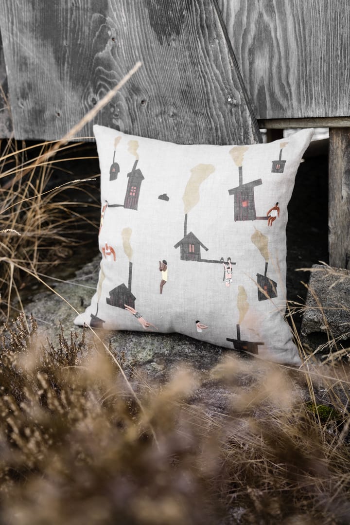 Sauna putetrekk 45 x 45 cm, Beige Fine Little Day