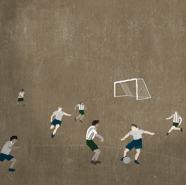 Soccer poster 50x70 cm - Brun - Fine Little Day