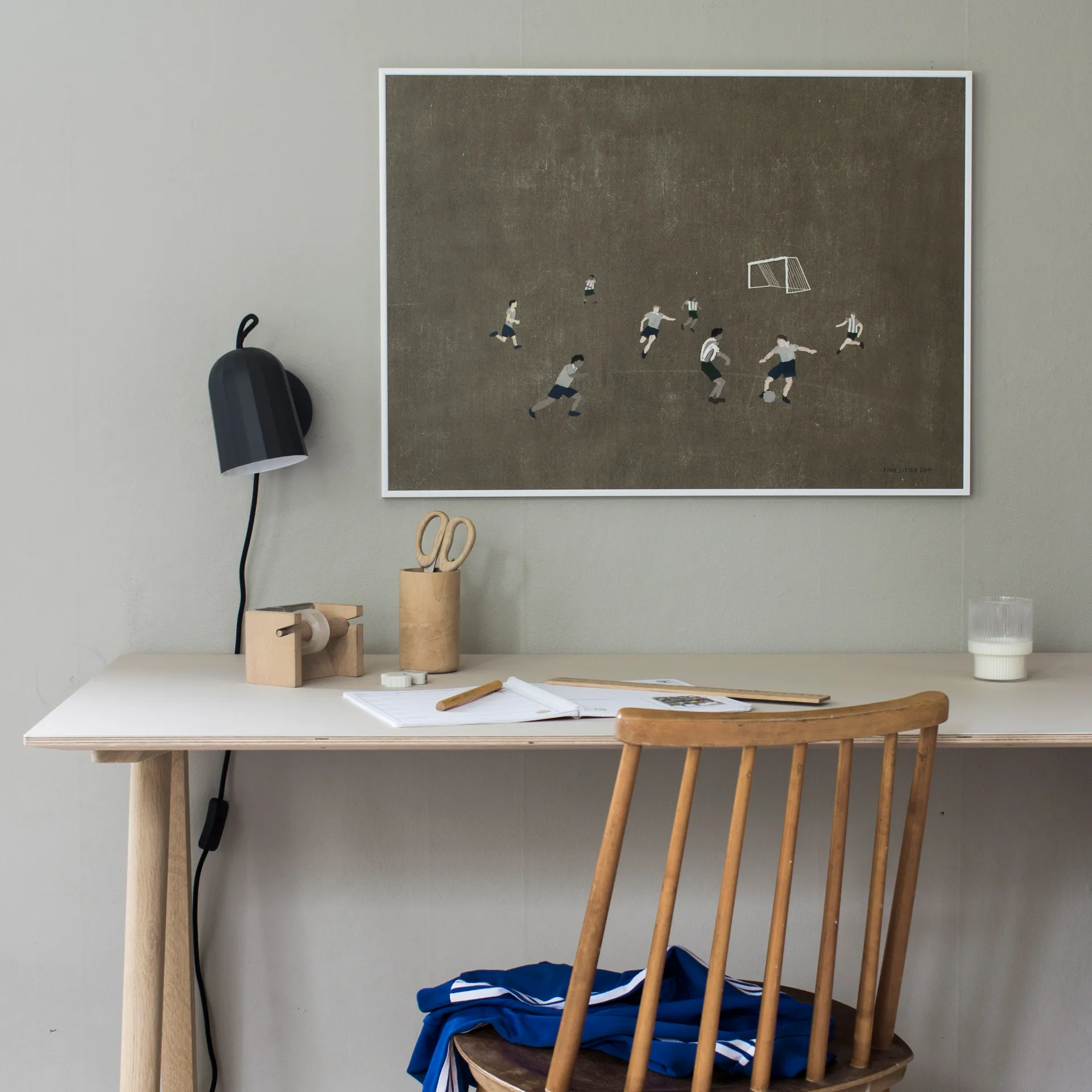 Soccer poster 50x70 cm, Brun Fine Little Day