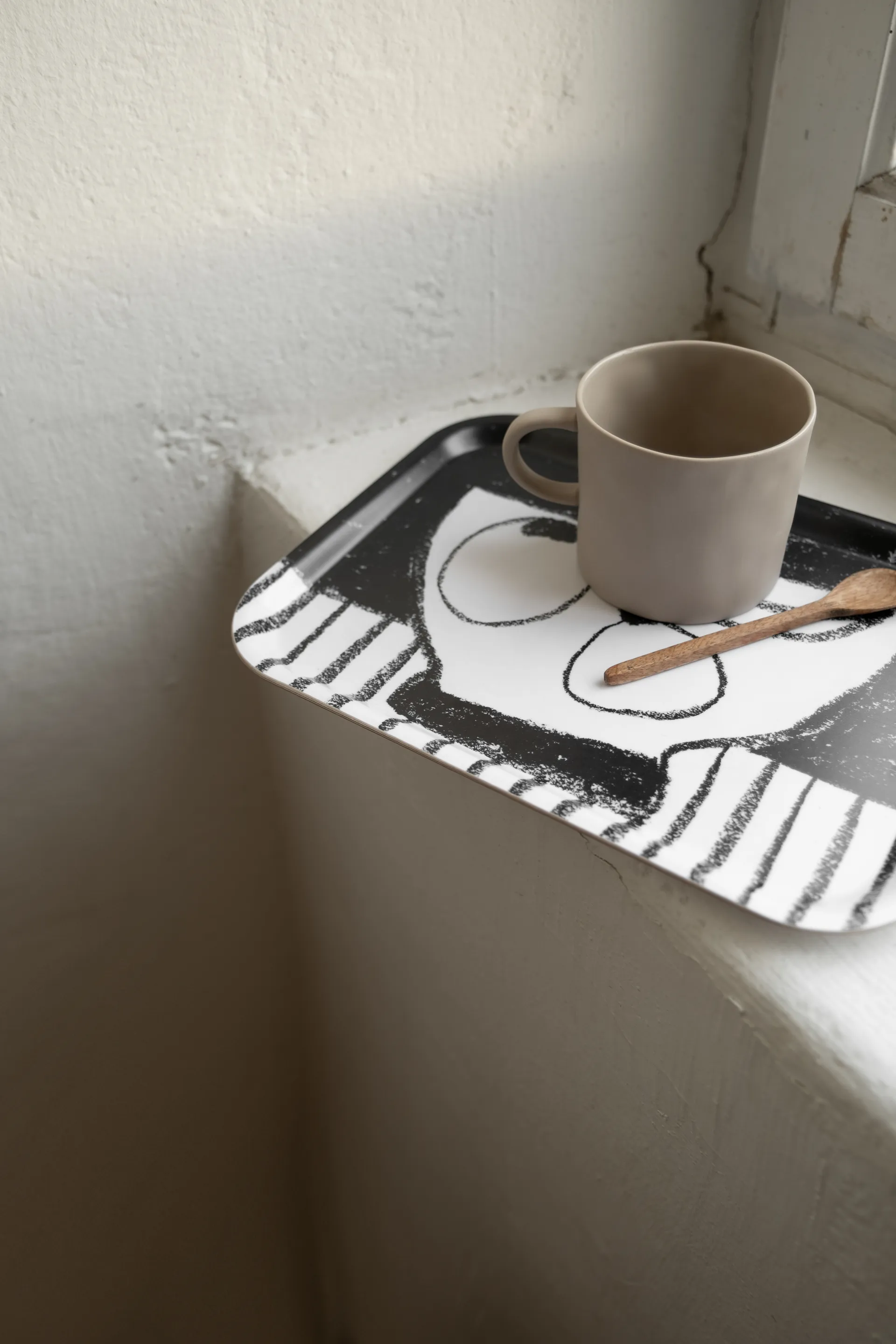 Stilleben brett 20 x 27 cm, Svart-hvit Fine Little Day