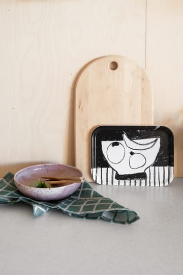 Stilleben brett 20 x 27 cm - Svart-hvit - Fine Little Day