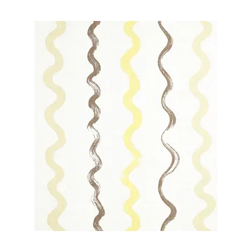 Stripete stoff - White-yellow - Fine Little Day