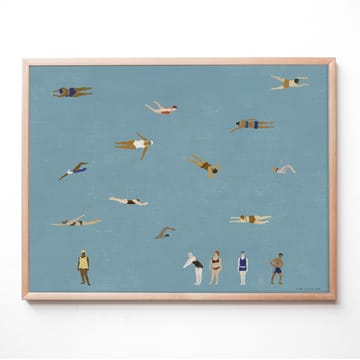 Swimmers poster - 40x50 cm - Fine Little Day