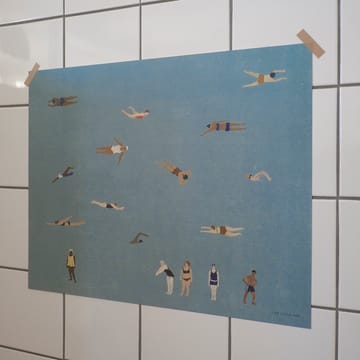 Swimmers poster - 40x50 cm - Fine Little Day