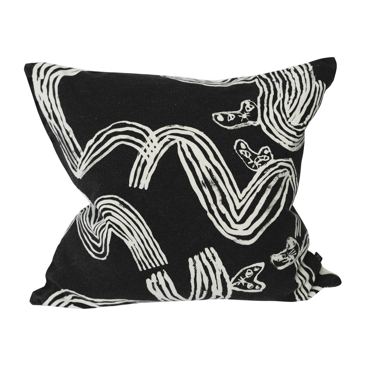 Fine Little Day Tiger putetrekk 48 x 48 cm Sort | Skandinavisk Design | Putetrekk | Svart