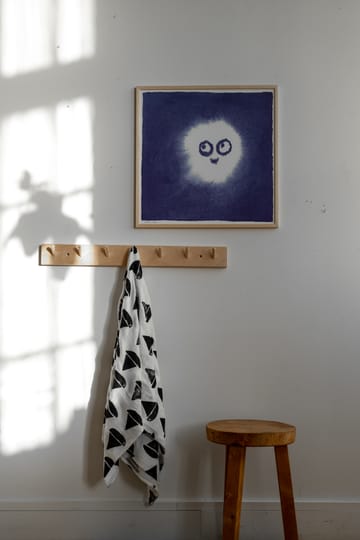 Tufs poster 50 x 50 cm - Blå-hvit - Fine Little Day