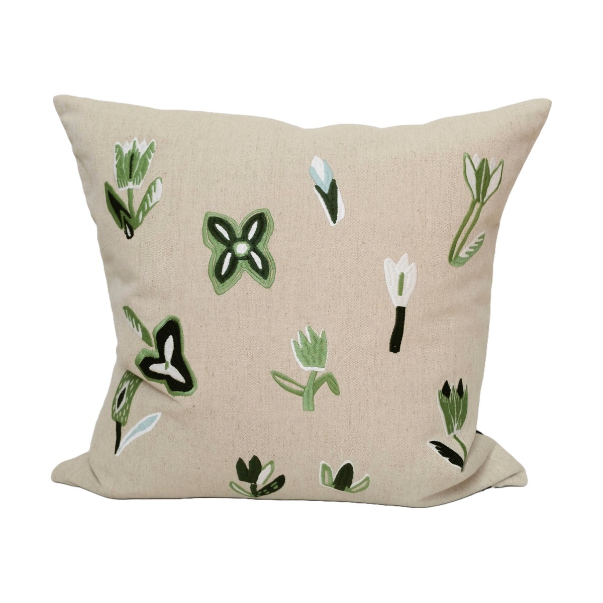 Bilde av Fine Little Day Tulip putetrekk 48x48 cm Nature-green