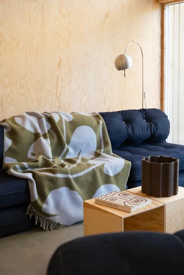 Water lilies pledd 130x220 cm - Blue-green - Fine Little Day