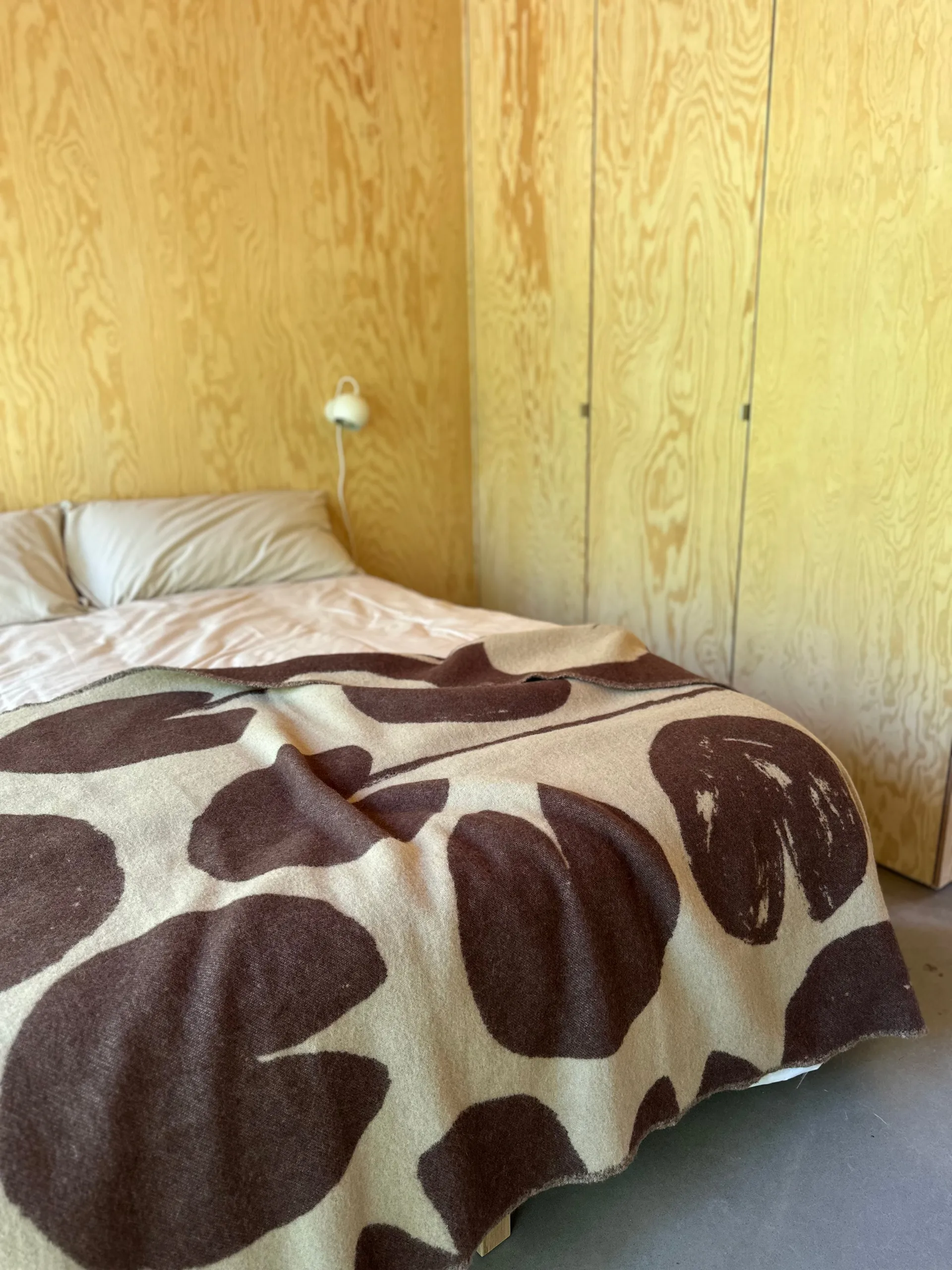 Water lilies pledd 130x220 cm, Brown Fine Little Day